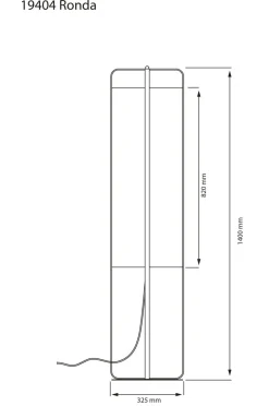 Aneta Lighting Gulvlampe Ronda