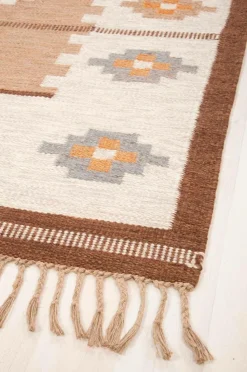 Bargi Uldtæppe Röllakan Beige 202x301