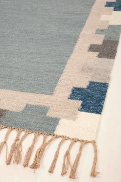 Bargi Uldtæppe Röllakan B R 309 Blå 200x300