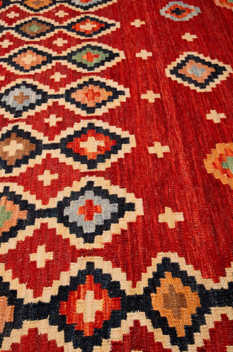Bargi Woolcarpet Kilim Multi 256x256 cm