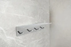 Beslag Design Base - krogskinne med hylde