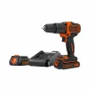 Black & Decker Skruemaskine 18V, 2 batterier