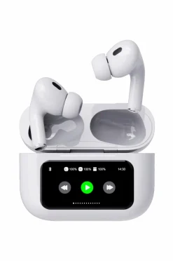 Celly Soundled True Wireless Bluetooth Headset med LED-display hvid