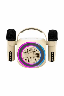 Celly Trådløs højttaler RGB + 2 trådløse Mikrofoner Partymic2