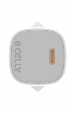 Celly Usb-oplader Gan 1 x Usb-c PD 20w + Lightning-kabel