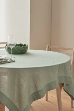 Ellos Home Dug Malva i 100% hør 140x140 cm