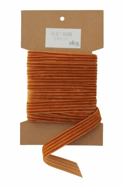 Ellos Home Gavebånd Velvety Stripe i velour, 10 m