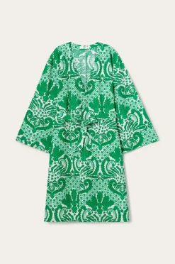Ellos Home Kimono Juliett Medallion i vasket bomuld