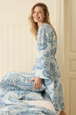 Ellos Home Kimono Juliett Medallion i vasket bomuld