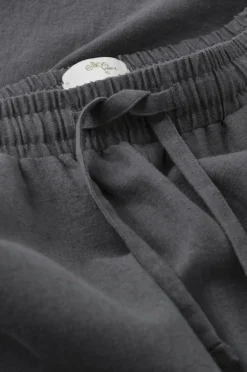 Ellos Home Natbukser Pyjama Pant Elly i genanvendt halvlinned