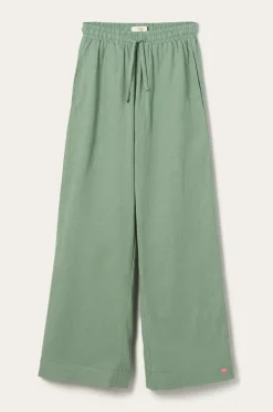 Ellos Home Natbukser Pyjama Pant Elly i genanvendt halvlinned