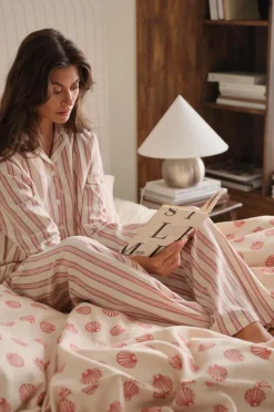 Ellos Home Natbukser Valerie Thin Stripe