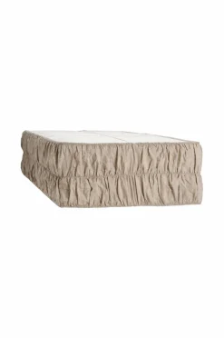 Ellos Home Polstring af seng Candice Elastic 40 cm i hør