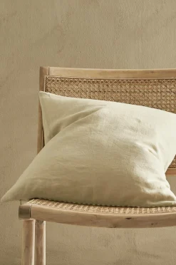 Ellos Home Pudebetræk Candice Zip i vasket hør 50x50 cm