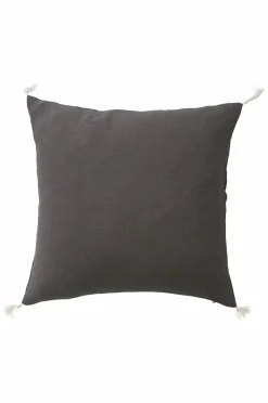 Ellos Home Pudebetræk Candice Tassel af vasket hør, 50x50 cm