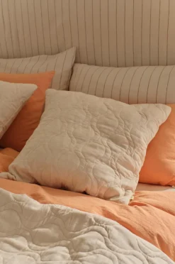 Ellos Home Pudebetræk Elly Quilted i genanvendt halvlinned