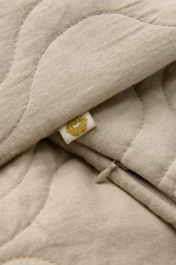 Ellos Home Pudebetræk Elly Quilted i genanvendt halvlinned