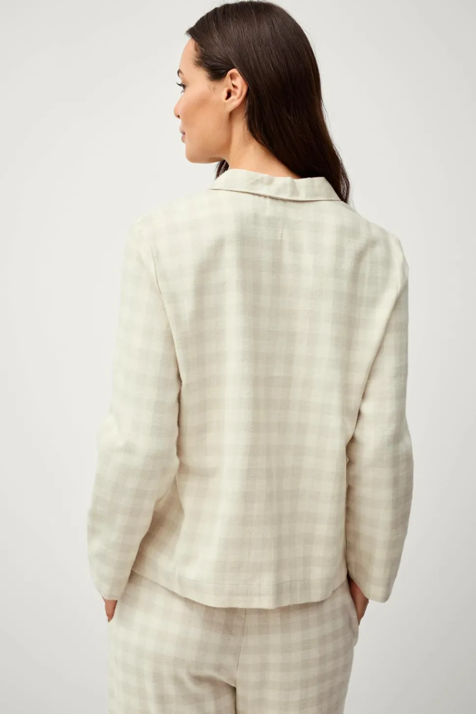 Ellos Home Pyjamasskjorte Valerie Small Check