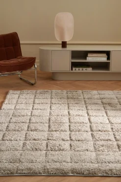 Ellos Home Ryatæppe Alba Check Shaggycarpet