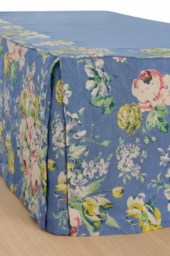 Ellos Home Sengekappe Candice Rose i vasket linned 52 cm