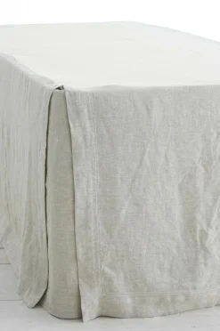 Ellos Home Sengekappe Elmira i vasket hør 60 cm