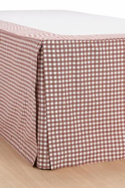 Ellos Home Sengekappe Sonneli Check i bomuld højde 52 cm