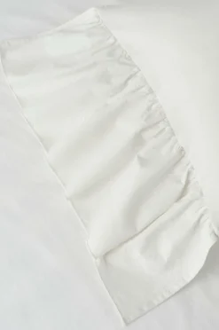 Ellos Home Sengesæt Juliett Giant Frill i vasket bomuld 2 dele