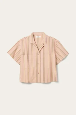 Ellos Home Skjorte Juliette Stripe Camp Collar