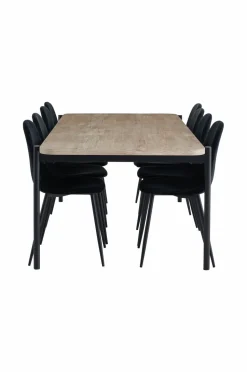 Ellos Home Spisebordssæt Gilda med 1 bord og 8 stole