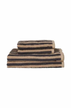 Ellos Home Sæt med frottéhåndklæder Stripe 4 dele
