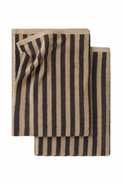 Ellos Home Sæt med frottéhåndklæder Stripe 2 dele