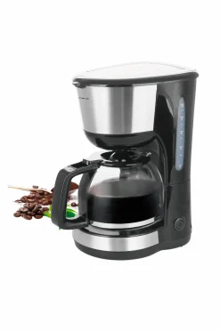 Emerio Kaffemaskine 1000Watt 1,25 l rustfri