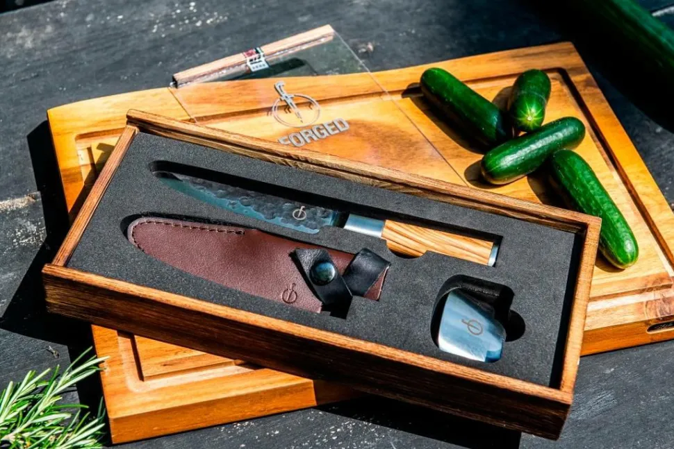 Forged Barnkniv Oliven SdV