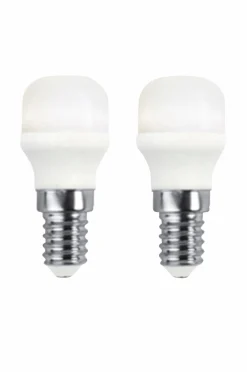 Globen Lighting Pære E14 LED Pære Mat 1,5W 2-pak