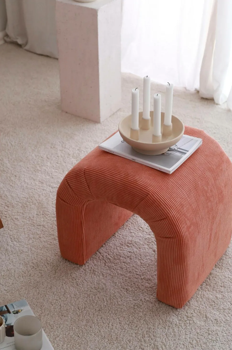Hanah Home Pouffe-Atlanta