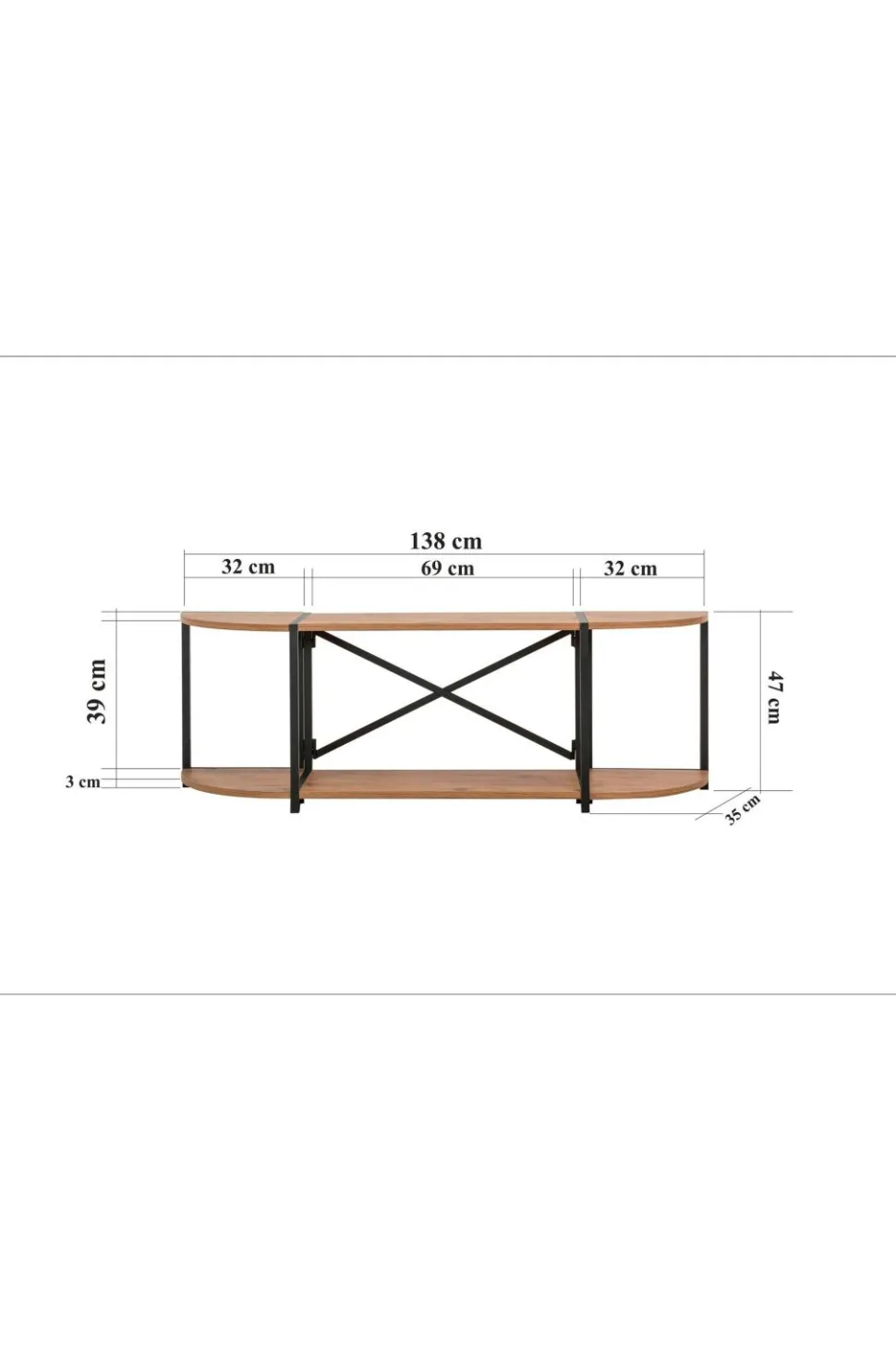 Hanah Home Tv StativTanner