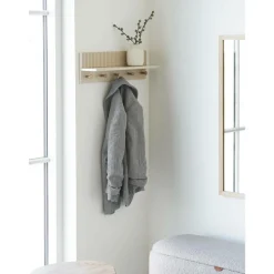 House Nordic Væg Hylde med kroge, Rocca