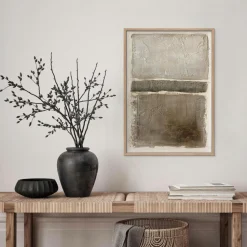 Malerifabrikken Art Structure 1 / 50x70 Cm / Egetræsramme