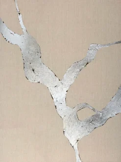 Malerifabrikken Design Maleri / Wild Horizon Silver / 90x120 Cm / Egetræsramme