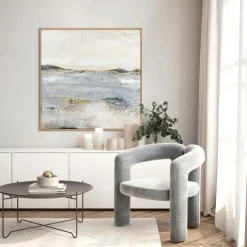 Malerifabrikken Design Painting / Trace Of Nature / 100x100 Cm / Egetræsramme