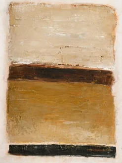 Malerifabrikken Design Painting / Ochre Square / 90x120 Cm / Egetræsramme