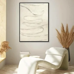 Malerifabrikken Design Painting / Track The Line / 90x120 Cm / Sort ramme