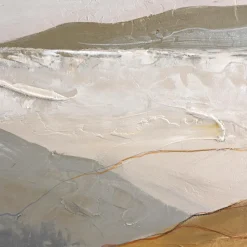 Malerifabrikken Design Painting / Yellow Field / 90x120 Cm / Sort ramme
