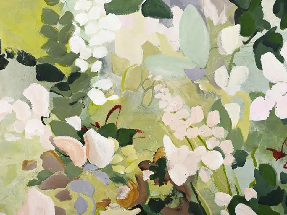 Malerifabrikken Green Garden / Blandet maleri / 120 X 90 cm