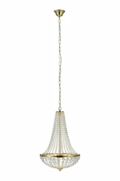 Markslöjd GRÄNSÖ Lysekrone 2L 40 cm Børstet messing/MC