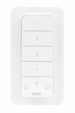 Nexa Myct-2107 Fjernbetjening med magnetisk nøgle 4-kanals 433 Mhz