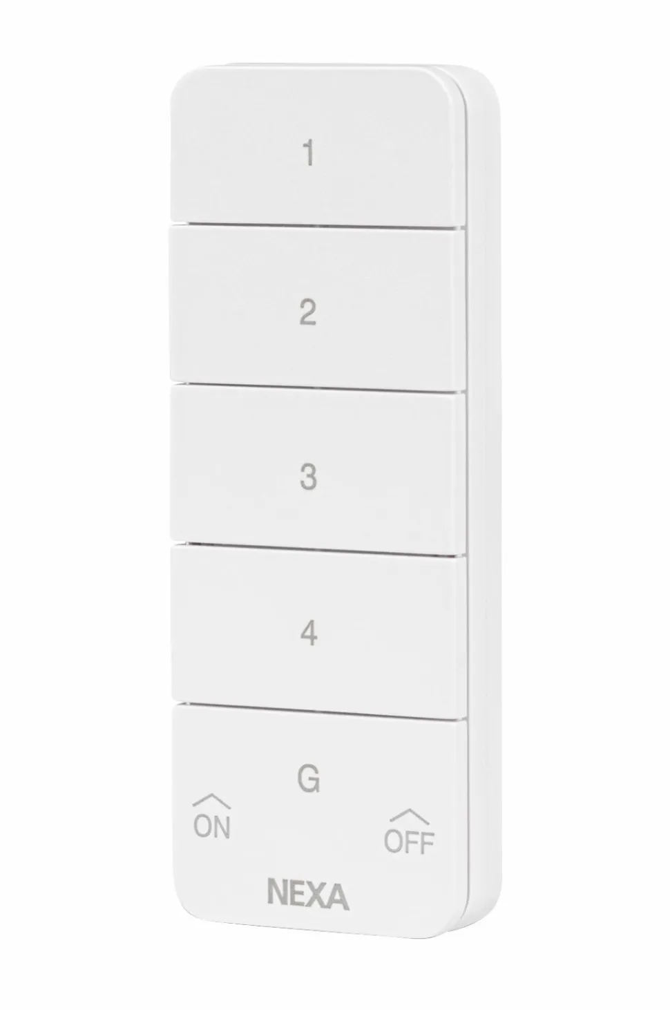 Nexa Myct-2107 Fjernbetjening med magnetisk nøgle 4-kanals 433 Mhz
