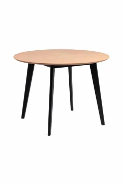 NORDFORM Roxby spisebordssæt med bord og 4 stole, 105x105x76 cm
