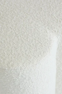 Pastill Bodhi puf i bouclé ø 70 cm