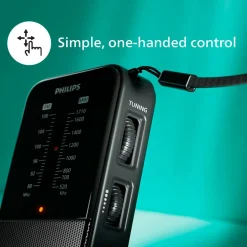 Philips Batteridrevet lommeradio